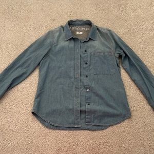 Denim button down shirt